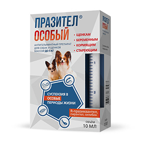 Prazitel Special suspension for dogs weighing up to 5 kg Prazitel Special suspension for dogs weighing up to 5 kg